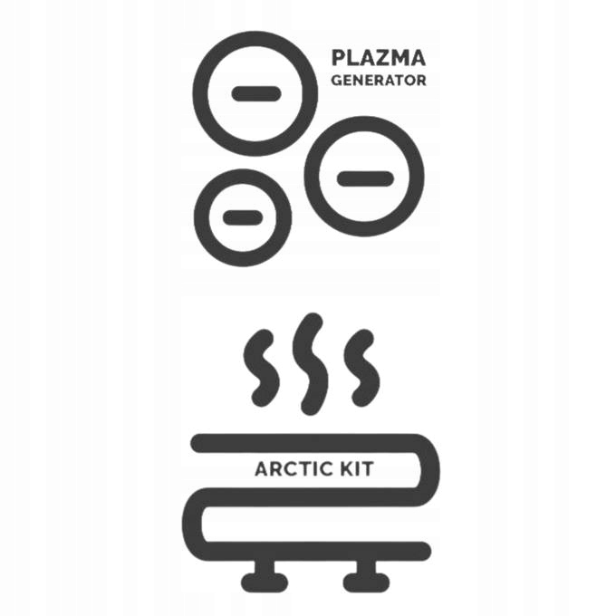 KLIMATYZATOR HYUNDAI CARBON 3,6 SAMODZIELNY MONTAŻ Zalecana maksymalna wielkość pomieszczenia 50 m²