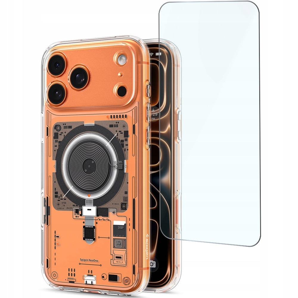 Etui ochronne do iPhone 17 Pro Max, Spigen Ultra Hybrid do MagSafe szkło
