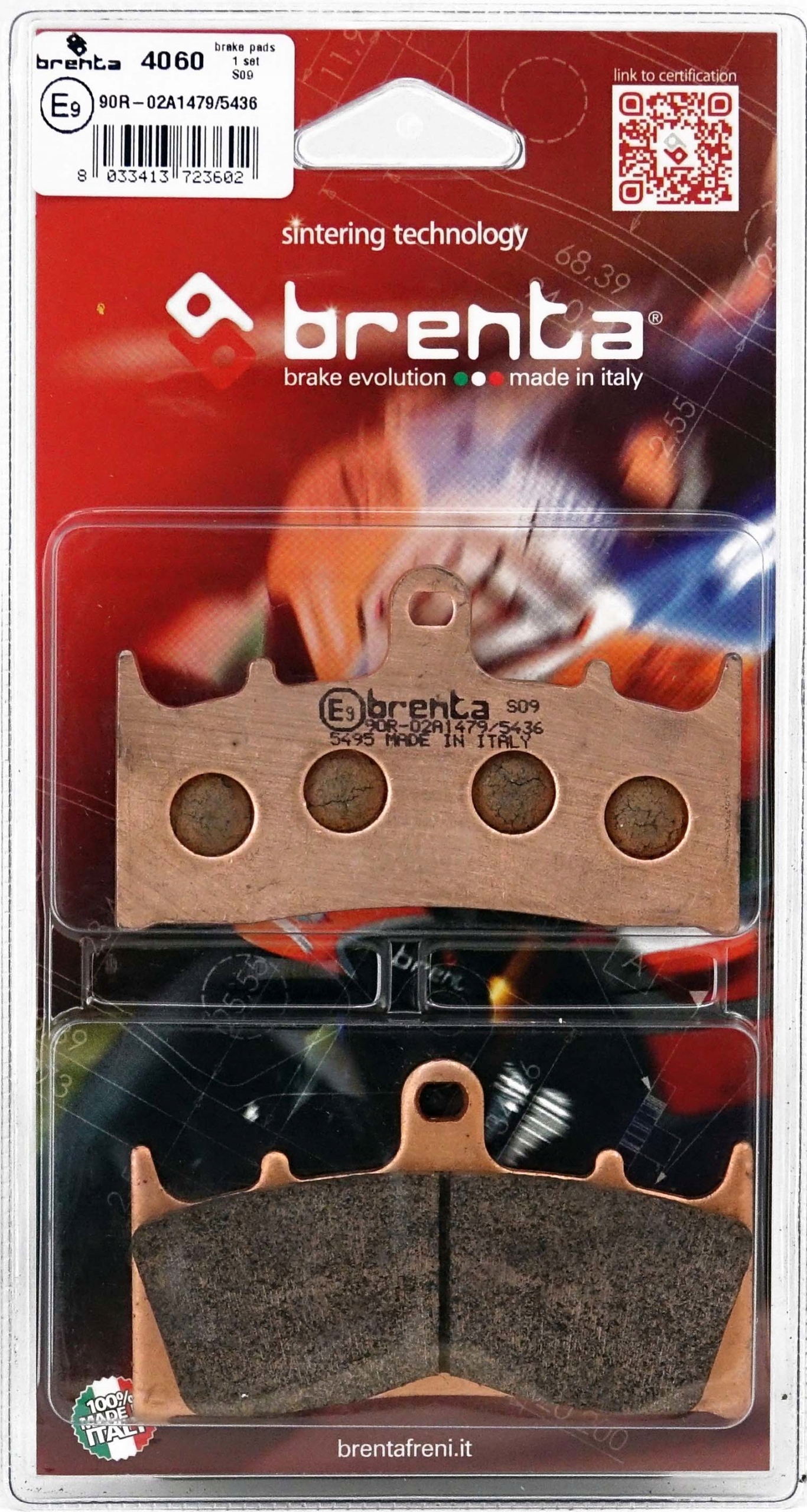 Přední Destičky Destičky Brenta Suzuki GSF1200 Bandit '01-05