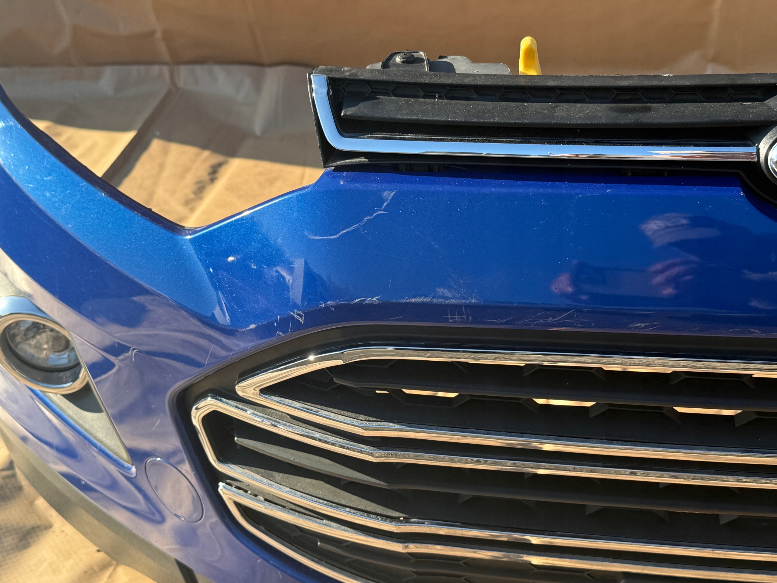 FORD ECOSPORT 2012-2017 bumper front complete blue METALIK