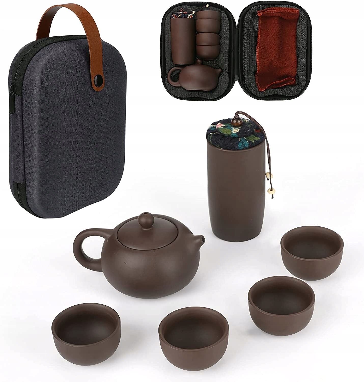 

Chiński zestaw do Herbaty przenośny Ceramiczny