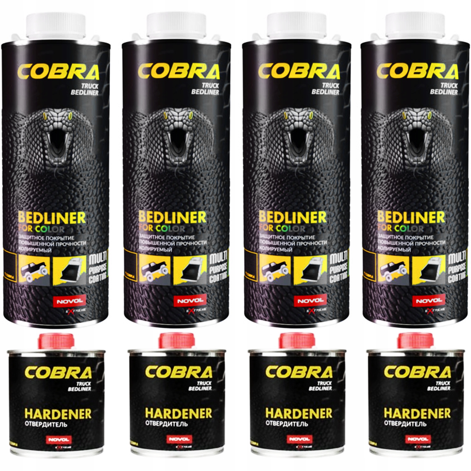 Novol Cobra Truck Bedliner ochranná vrstva Farba