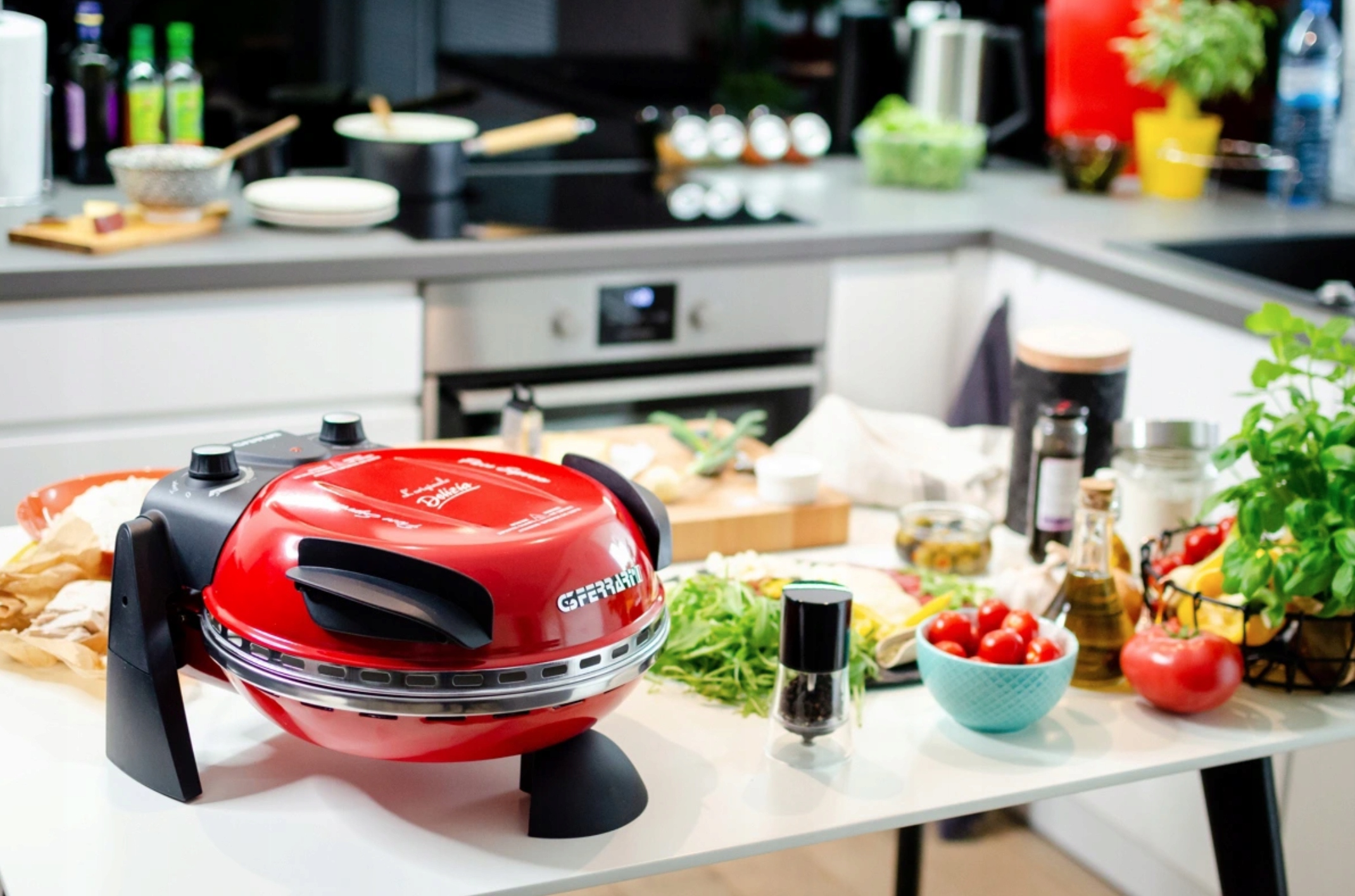 PIEC DO PIZZY G3FERRARI G10006 kamień 400°C + NÓŻ DO PIZZY + EBOOK GRATIS! Komunikacja lampka kontrolna sygnał dźwiękowy timer