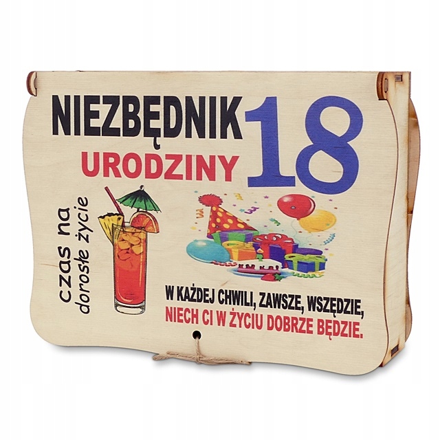 

Skrzynka Niezbędnik Urodziny Pudełko Z Zawartością