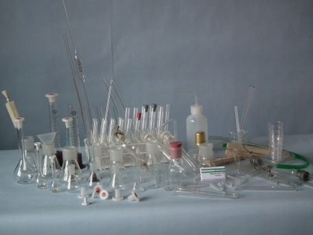 

Szkło laboratoryjne zestaw 70 mały chemik probówki