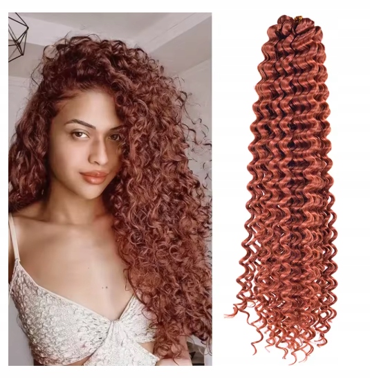 Passion Twist háčkované kroucené vlasy pro prodlužování rudy 6 ks 60 cm