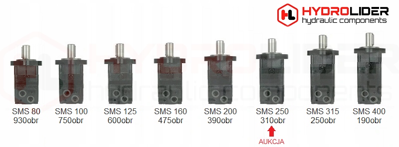 SILNIK HYDRAULICZNY SMS 250 O4W32 PT HYDROLIDER Producent części Hydrolider