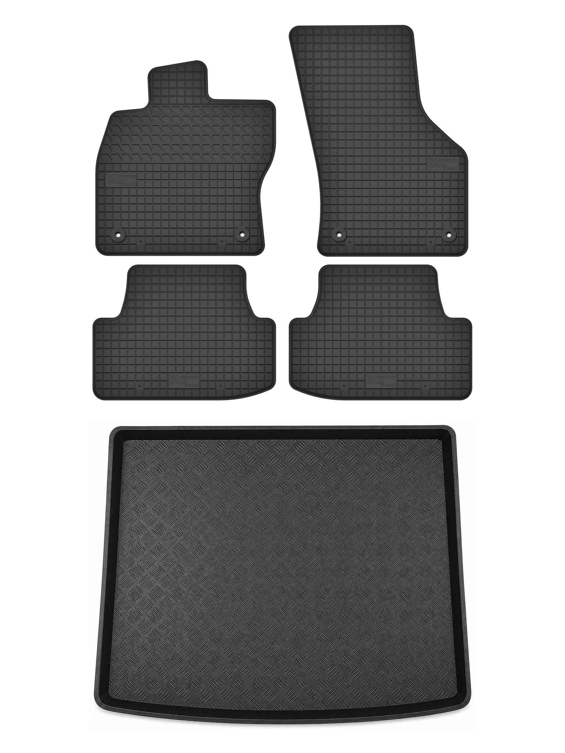Gumové rohože SolidTread rohož batožinového priestoru pre: Škoda Karoq 2022- Suv 5 el.