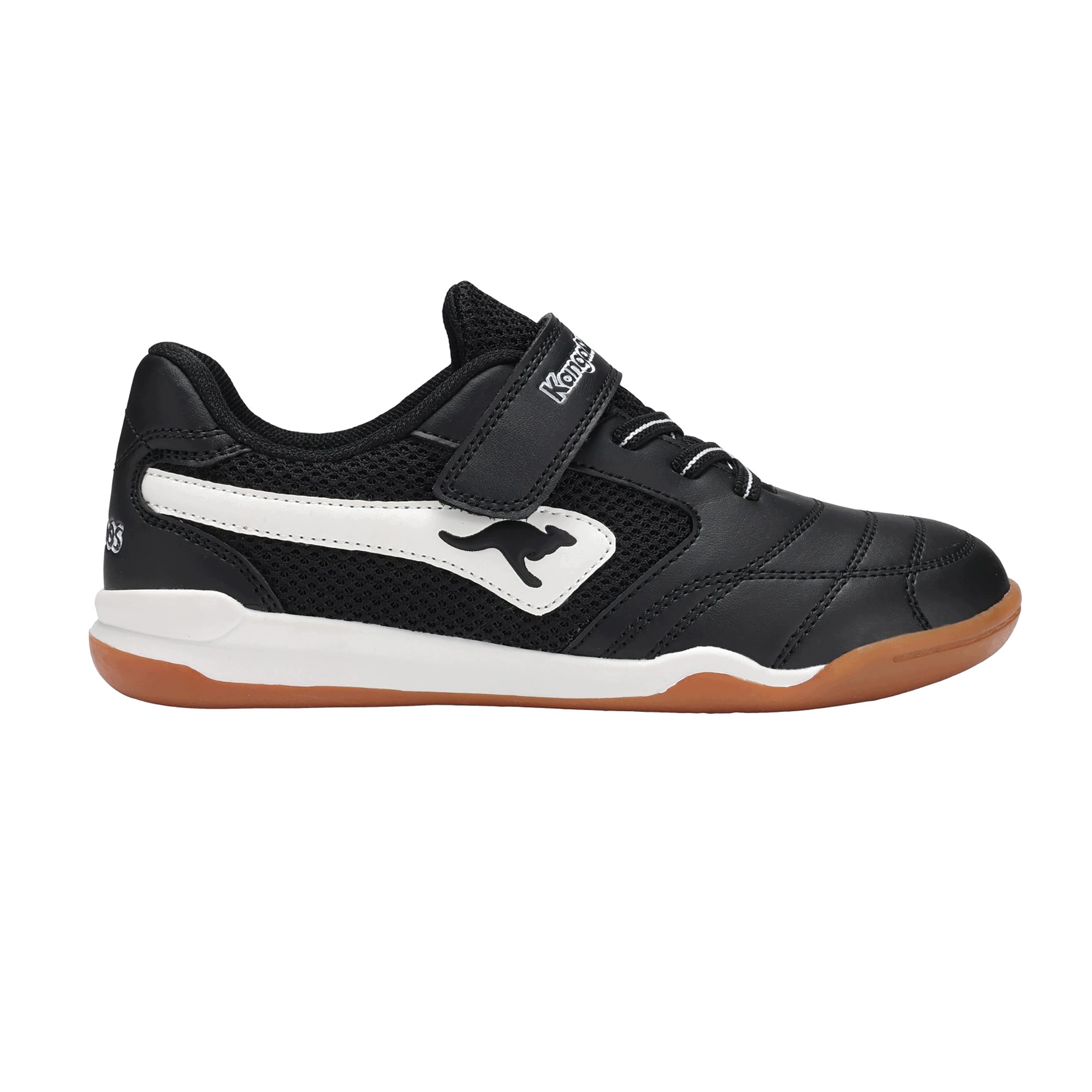 Dětské boty KangaROOS K-Braceyard Ev jsou černé/bílé