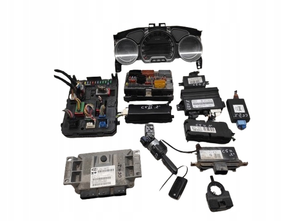 CITROEN C5 II 2 X7 08- 2.0 16V ZESTAW STARTOWY STEROWNIK 9665964980