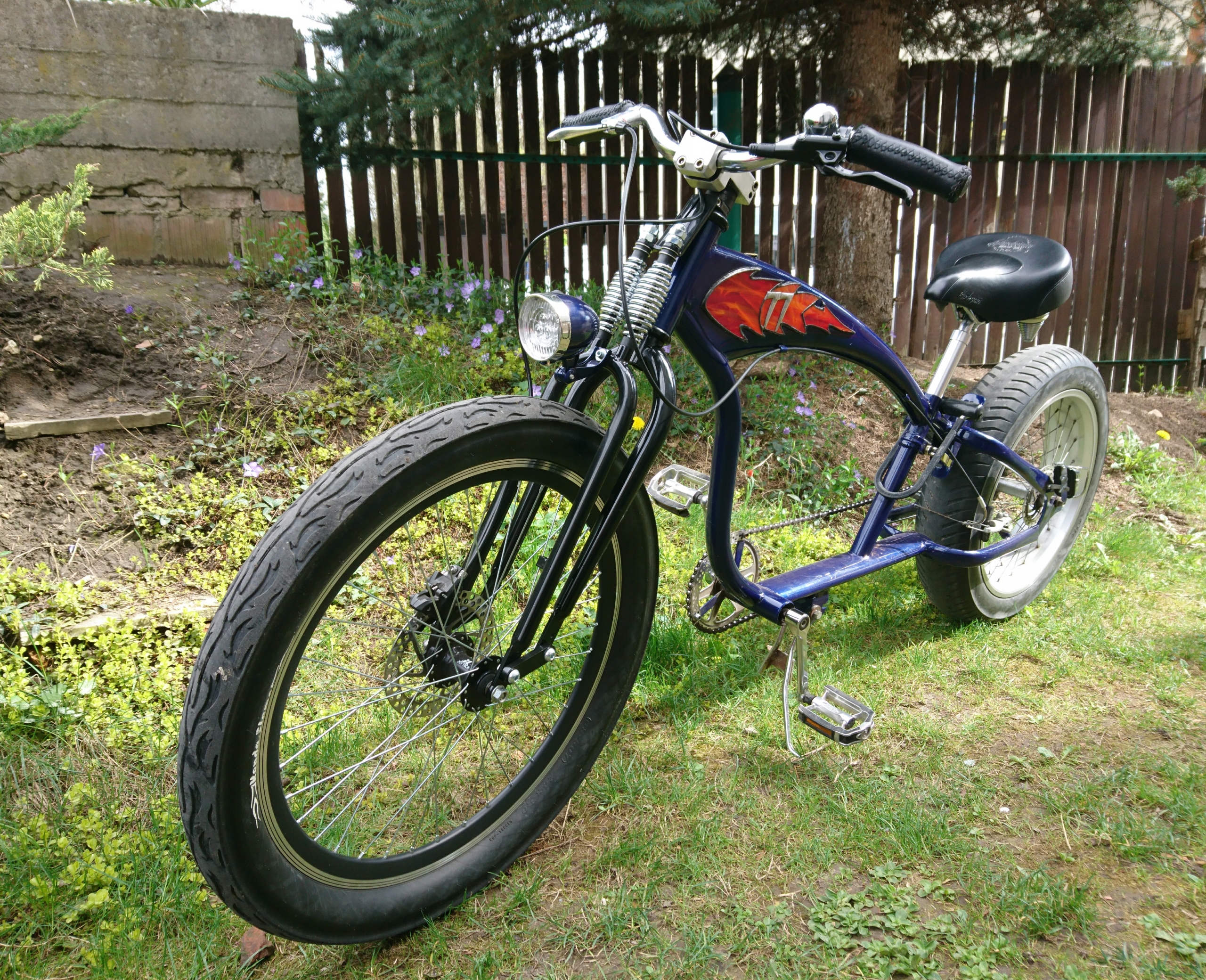 Rower Bobber Chopper Custom Classic Fat Indian Headbreaker 77