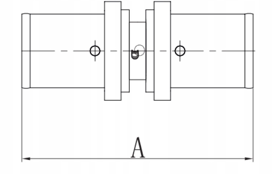 ZŁĄCZKA RÓWNOPRZELOTOWA ZAPRASOWYWANA PEX ALUPEX FI 20x20 MOSIĄDZ DIAMOND Marka Diamond