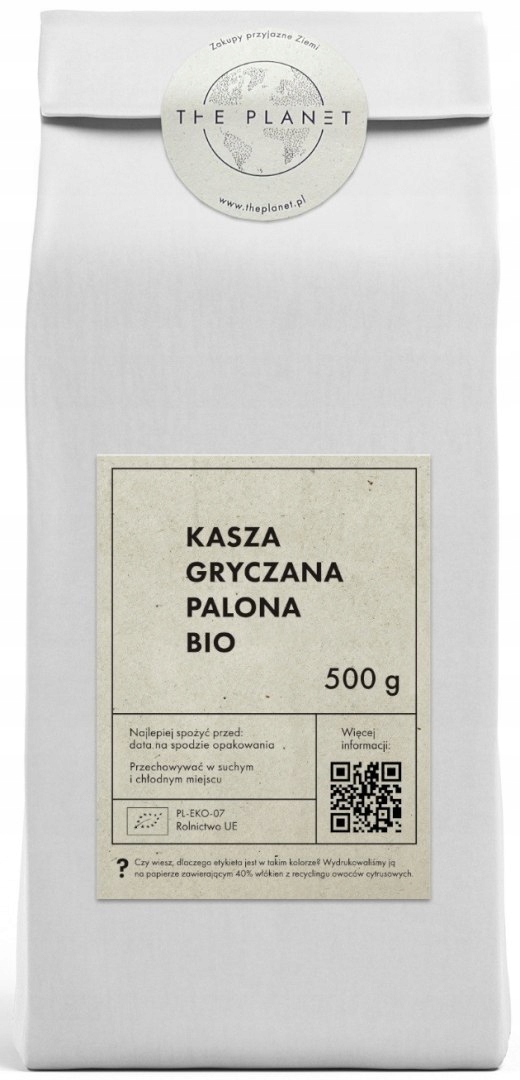 Levně 5x Pohanková Kaše Pražená Bio 500 g The Planet