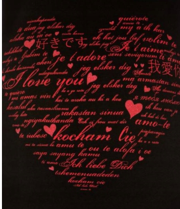 

My Tummy T-shirt Czarny I Love You Mama S