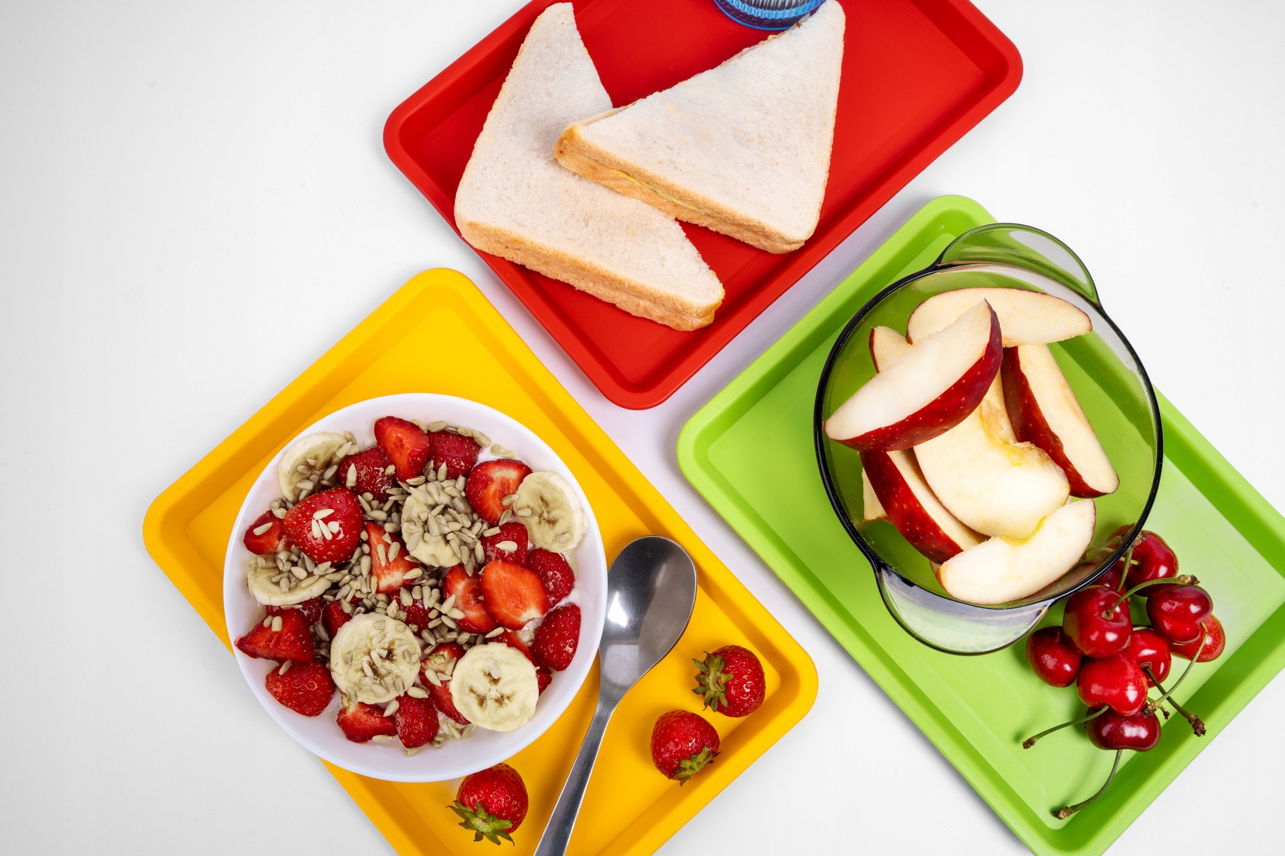 TACA KUCHENNA UNIWERSALNA TACKA 25x18CM NIEBIESKA PODSTAWKA NA ŻYWNOŚĆ Kolor odcienie niebieskiego