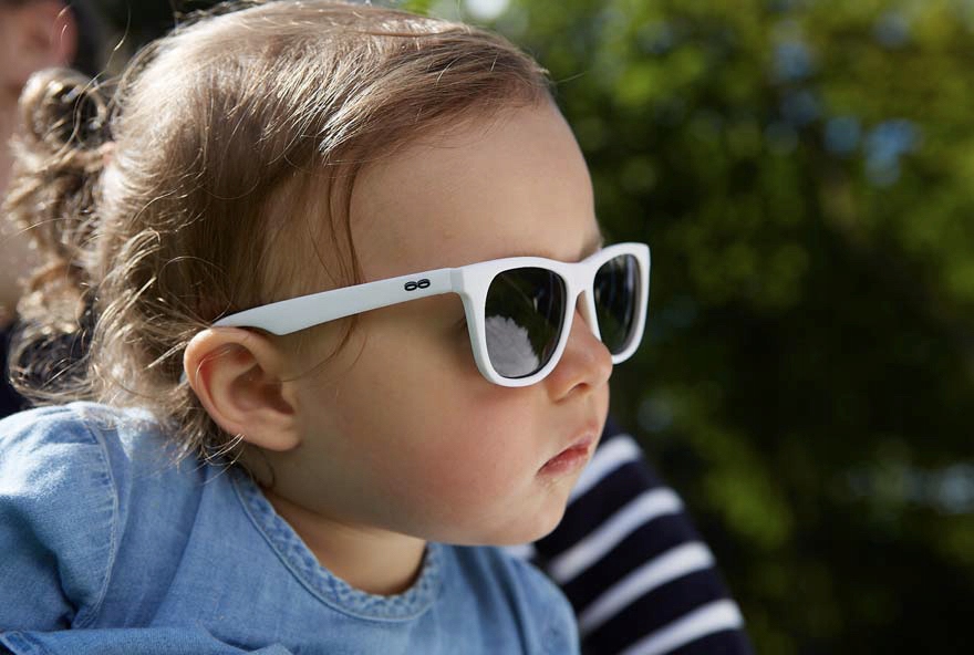 Okulary przeciwsłoneczne dla dzieci 3+ Medium zielone Tootiny Kolor zielony