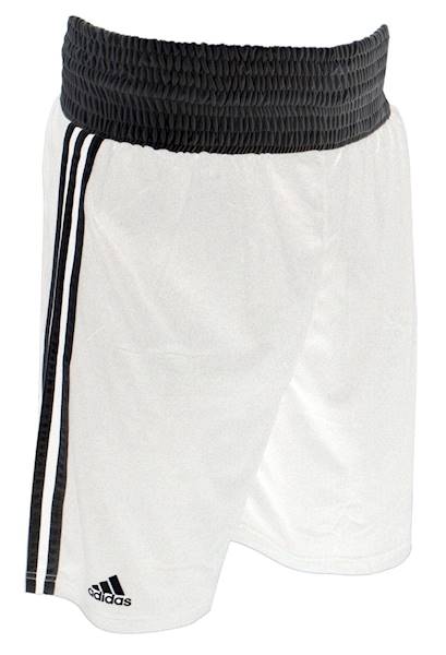Kraťasy Boxerské šortky Adidas Boxing Punch Line Iba Bílá/Černá M