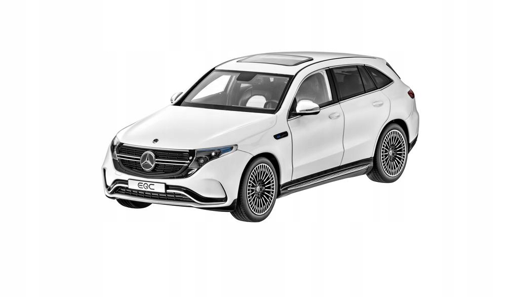 Model Mercedes Eqc Amg N293 Biely Elektrikár 1:18