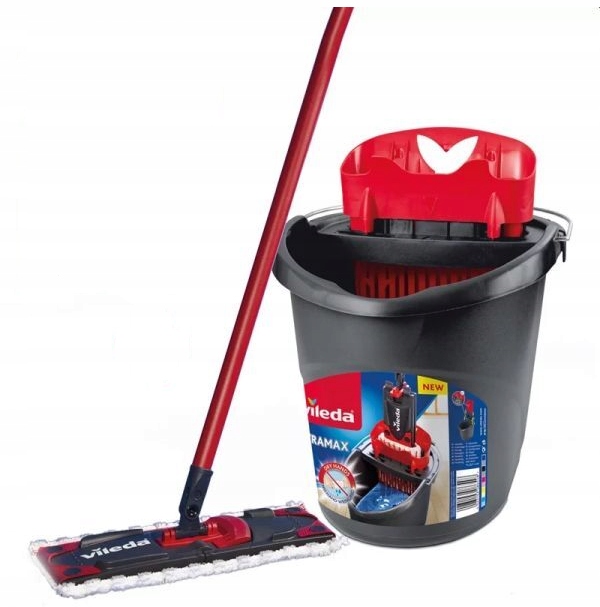 Levně Plochý mop se ždímačem a kbelíkem Ultramax XL Box