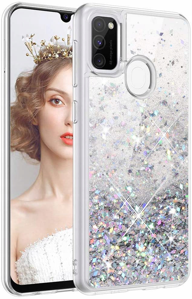

Etui Liquid Brokat + Szkło do Samsung Galaxy M21