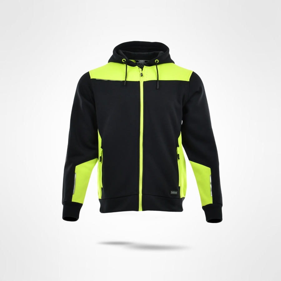 POLAR ROBOCZY, BLUZA POLAROWA COMFORT PLUS NEOFLEX SARA czarno-żółta r.3XL Model COMFORT PLUS