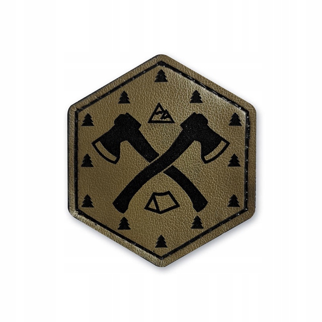 

Naszywka na rzep Topory khaki survival leśny