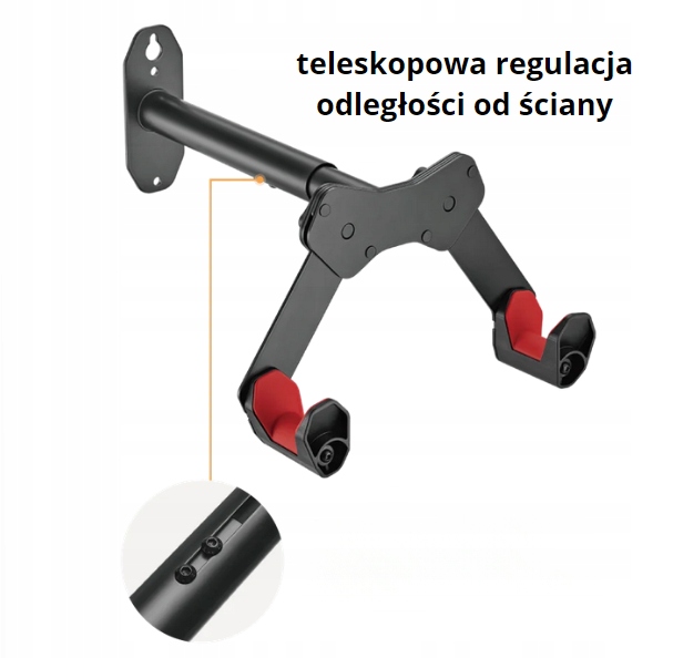 STOJAK na ROWER WIESZAK ŚCIENNY do garażu solidny UCHWYT ROWEROWY do 25 KG Kod producenta LBM-05
