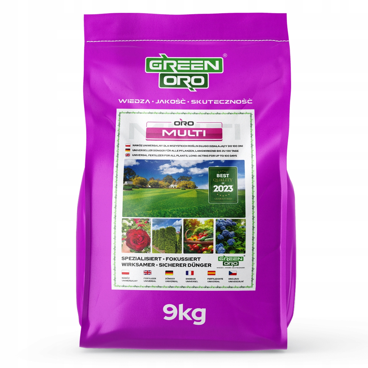 Nawóz wiosenny do Trawy Tui Hortensji Róż Iglaków 100dni 9kg niski azot