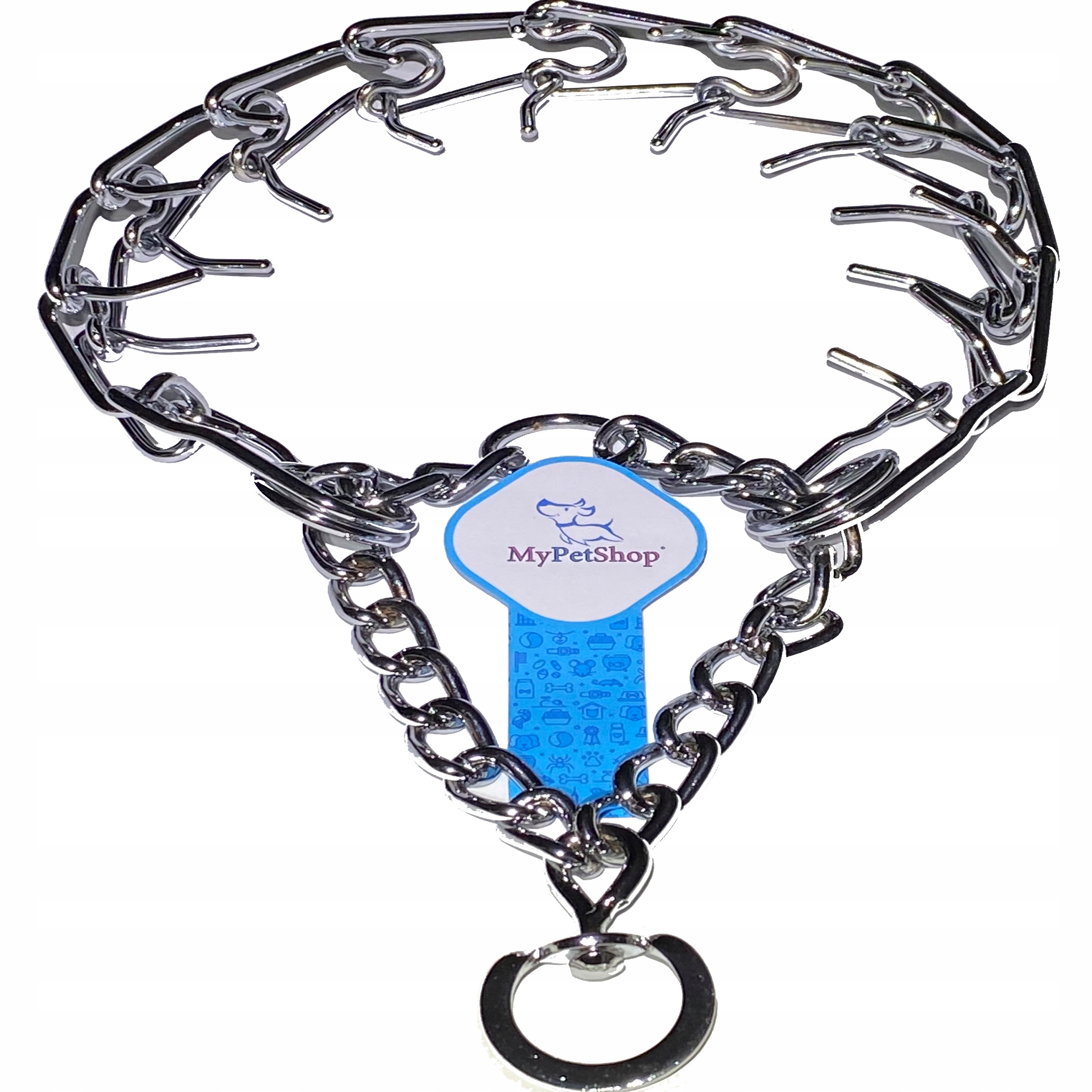 

Obroża Kolczatka Stalowa Strong Nickel XXL 50-80cm