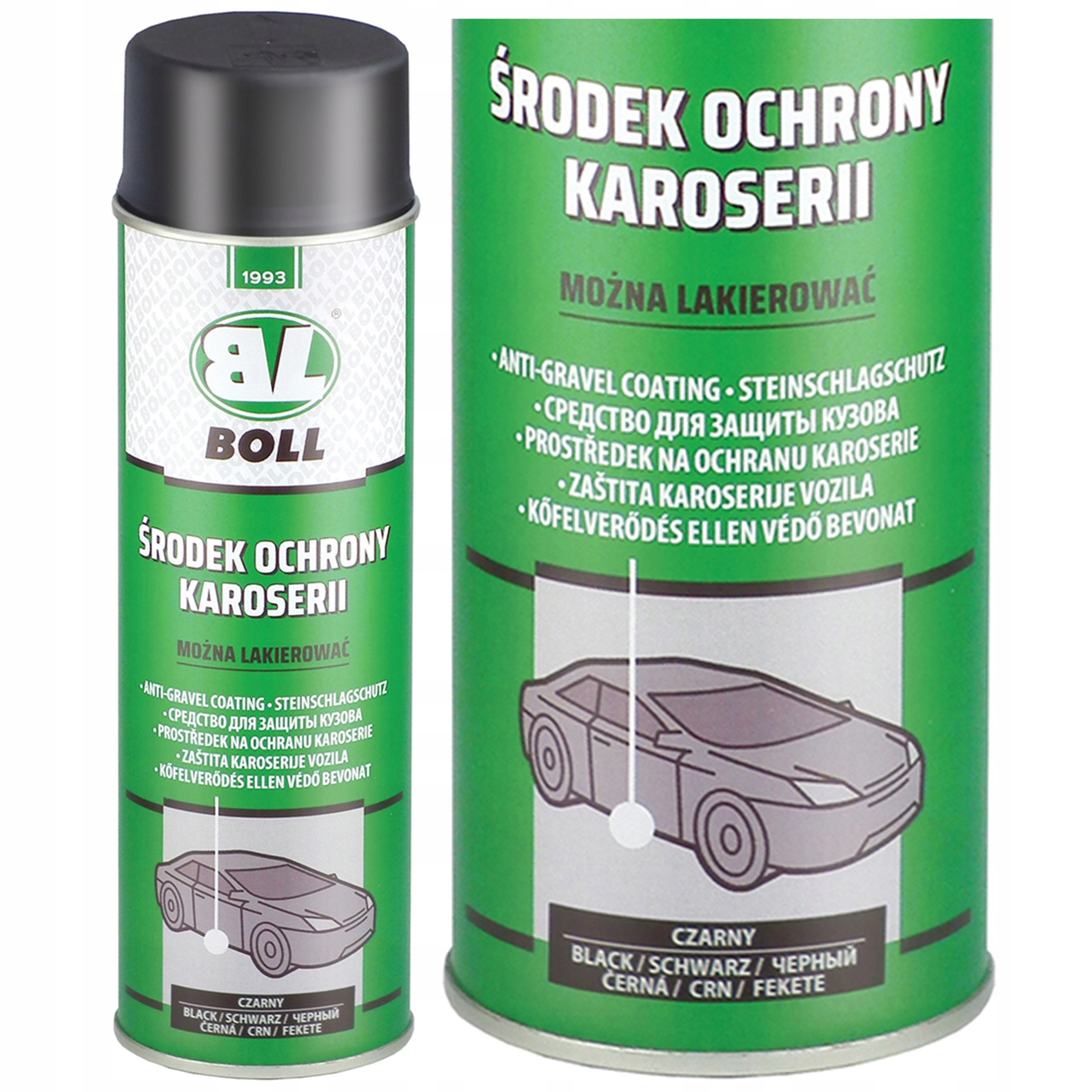 Środek konserwacji KAROSERII baranek na progi spray preparat BOLL 500ml