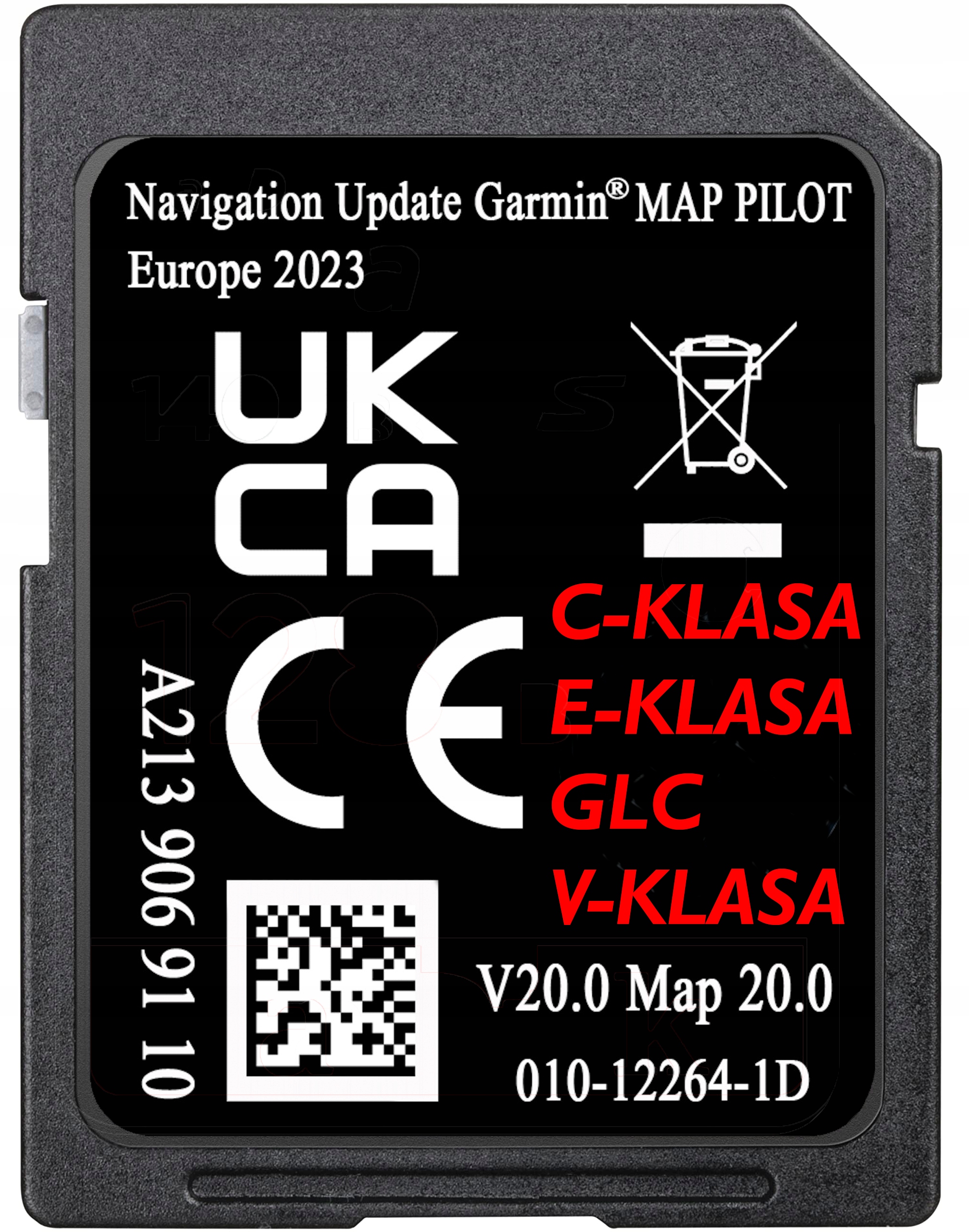 Gps Mapa Sd Karta Mercedes Garmin Map Pilot A213 V20 Evropa Třída C E V Glc