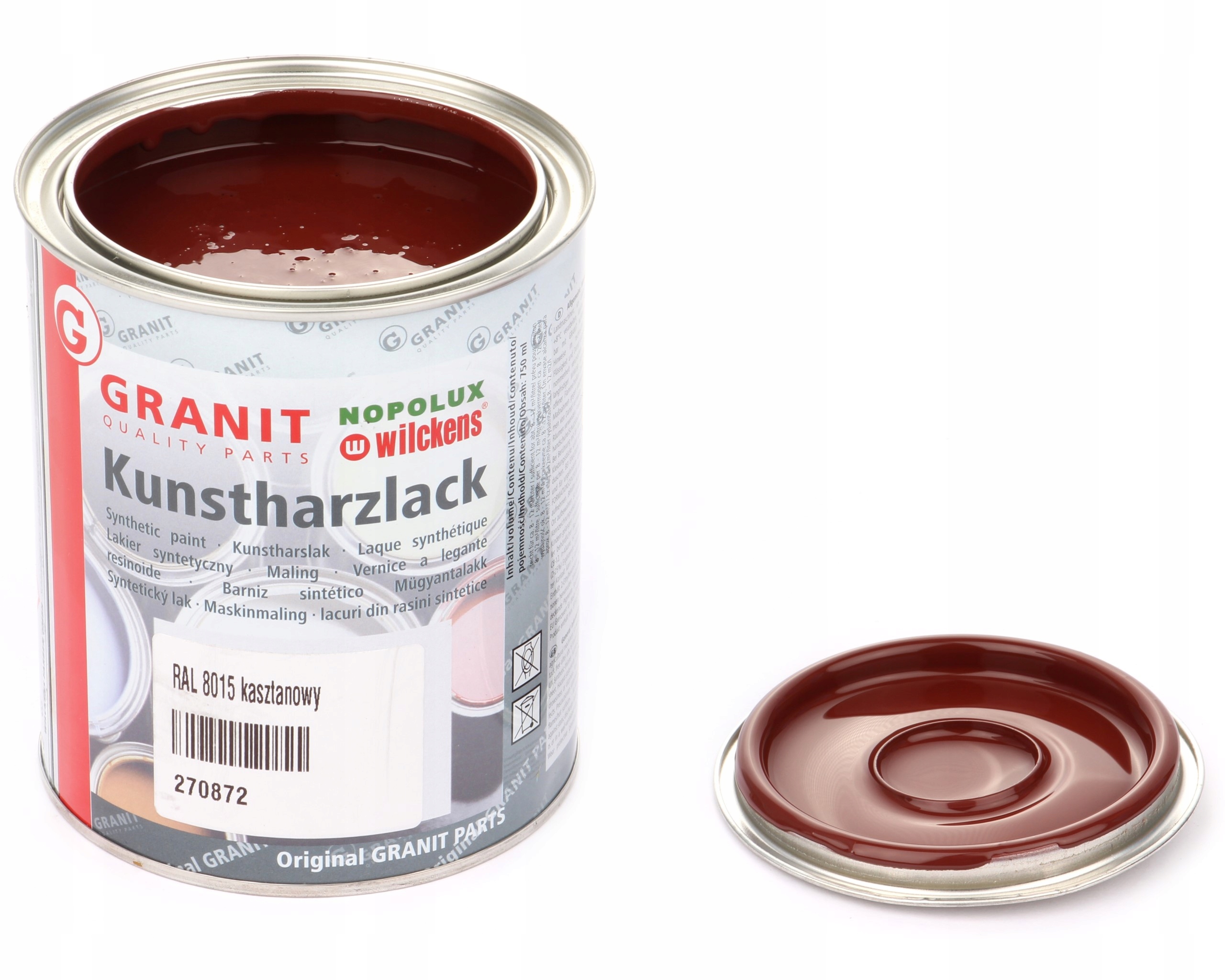 lak, barva strojů RAL8015 2,5l Wilckens Granit