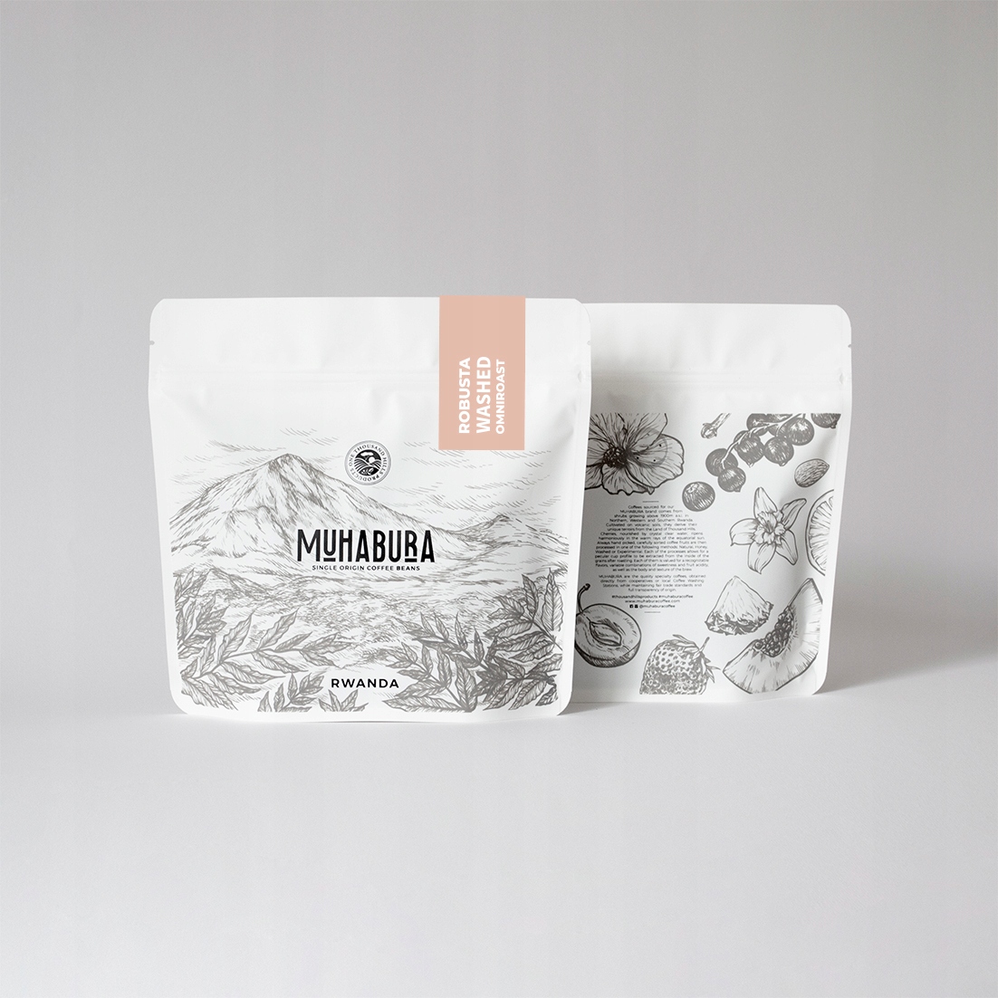 Levně Káva Muhabura Royal Robusta Rwanda Omniroast 1KG