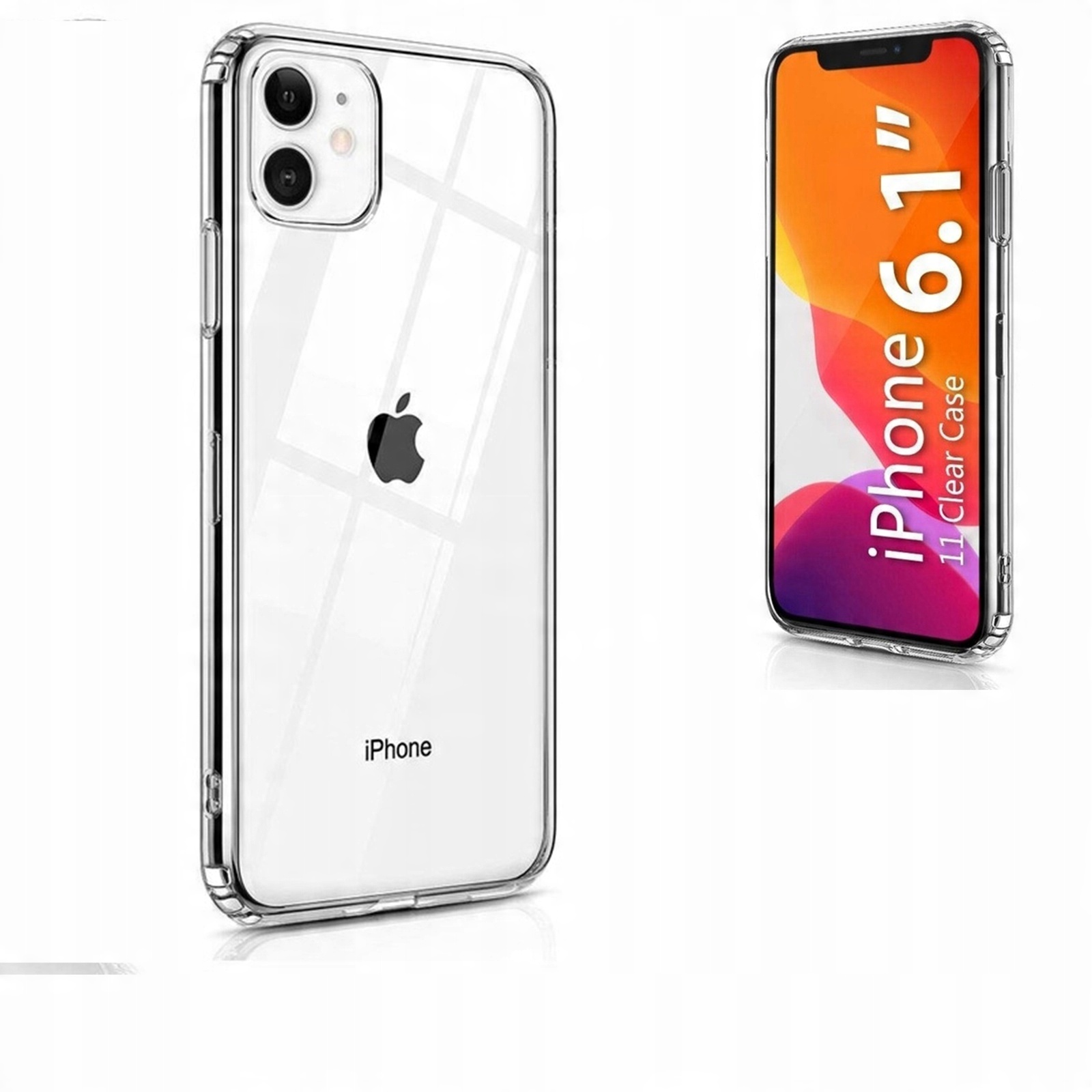 

Etui Clear Case do iPhone 11 Szkło 9D
