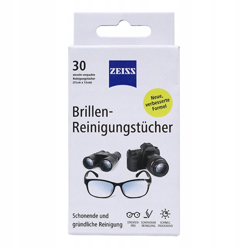 ZEISS CHUSTECZKI DO OKULARÓW I WYŚWIETLACZY 30szt. Marka Zeiss