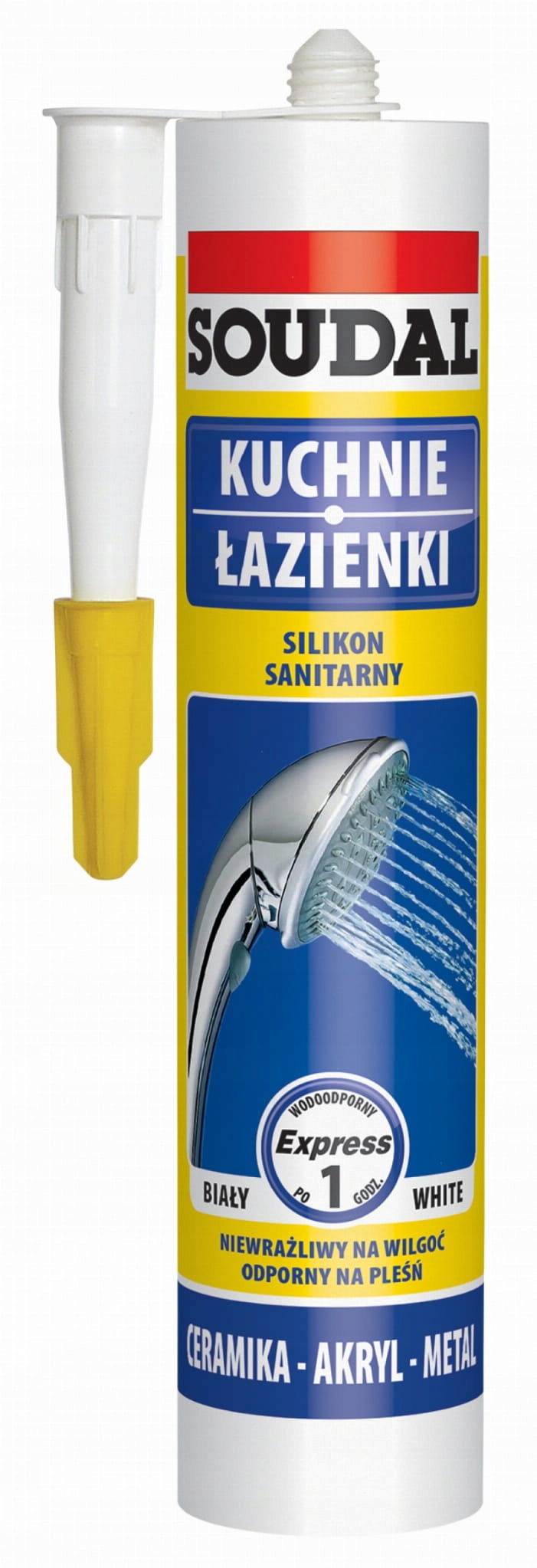 

Soudal 280ML Silikon Sanitarny Express Biały