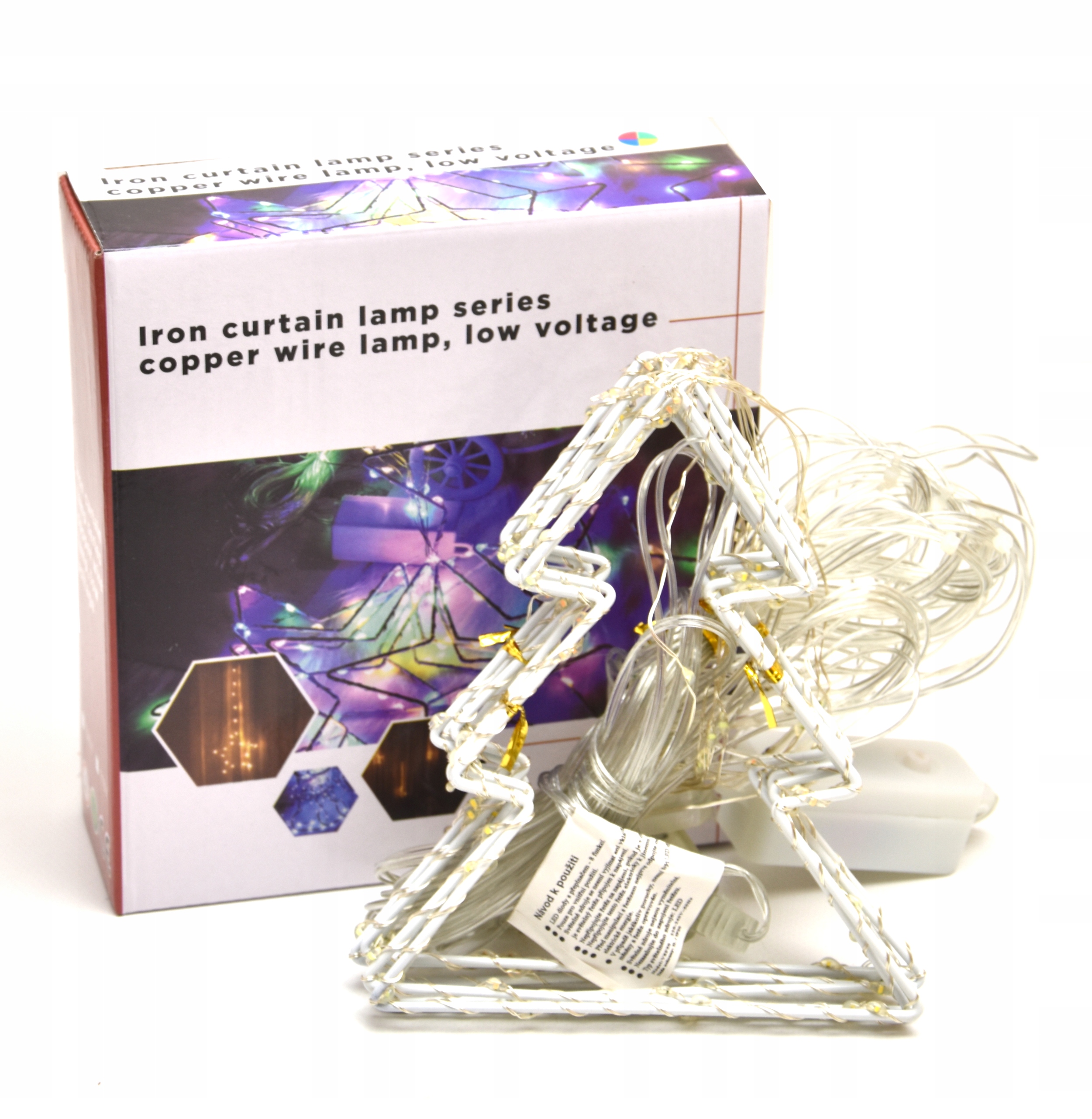 Girlanda Opona 160 Vánoční Stromek Bílý Studený