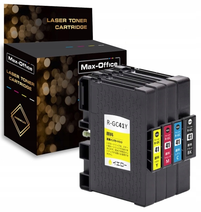 4X Tusz Do Ricoh GC41 Cmyk SG2100 SG3120 SG3110