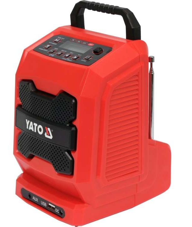 YATO RADIO BUDOWLANE AKUMULATOROWO SIECIOWE +4Ah Komunikacja bluetooth