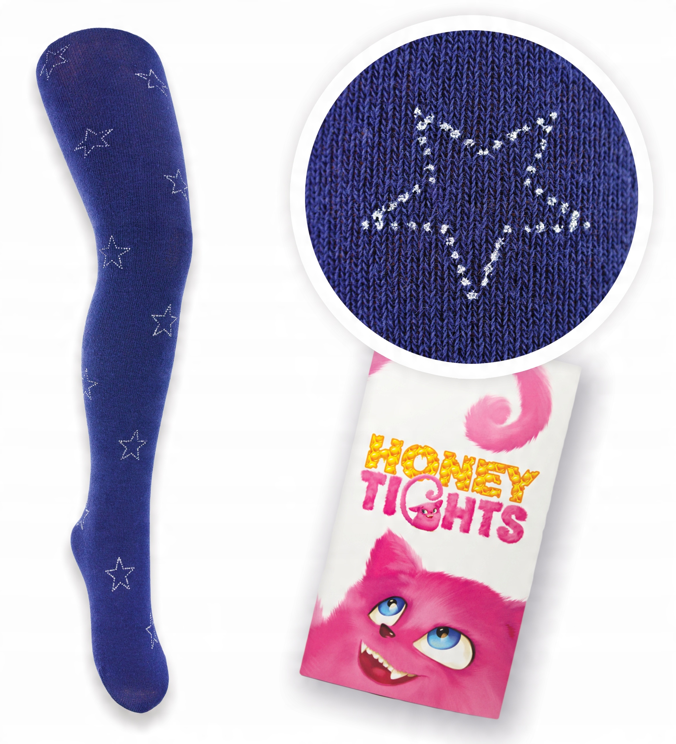 

Włoskie Honey Tights Dziewczęce Gwiazdy r. 128-134