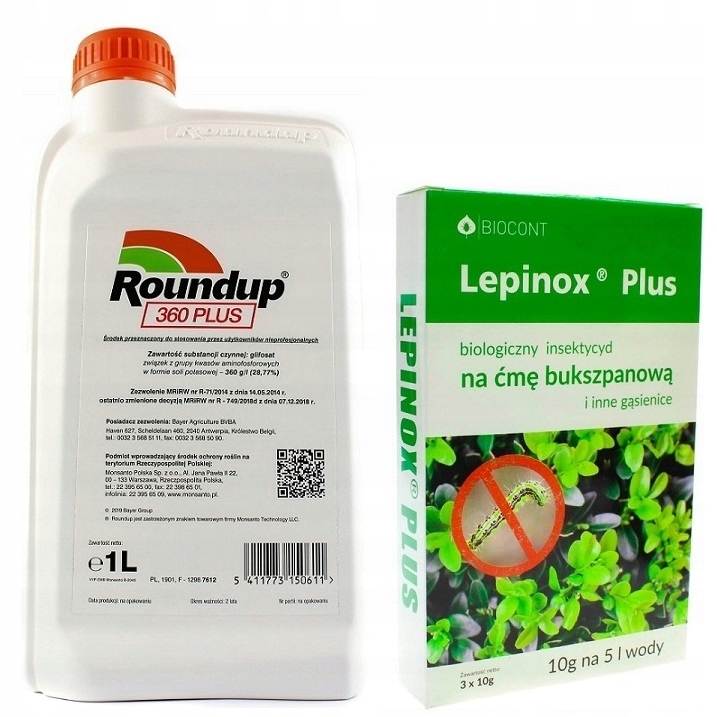 

Roundup 1l na chwasty Lepinox Plus 30g szkodniki