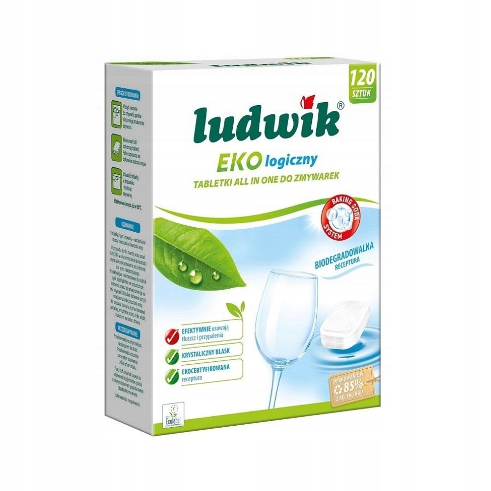 Levně Ekologické tablety do myčky All in One Ludwik Ekologické 120 ks