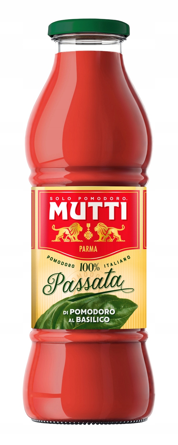 Levně 12 x Mutti Passata – rajčatový protlak s bazalkou 700 g