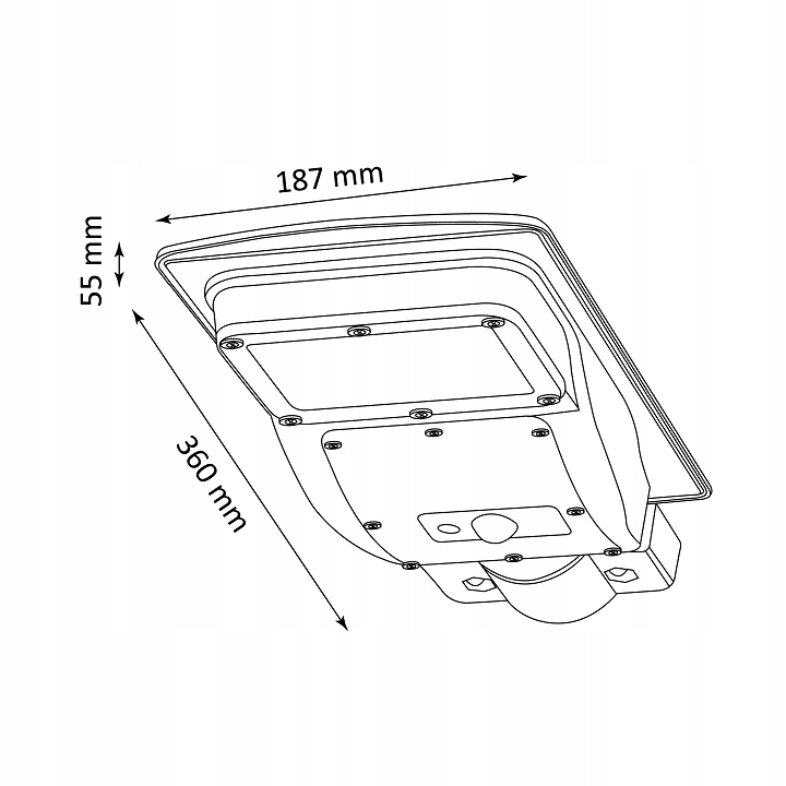 SANICO STREET 3 naświetlacz solarny LED Zasilanie solarne