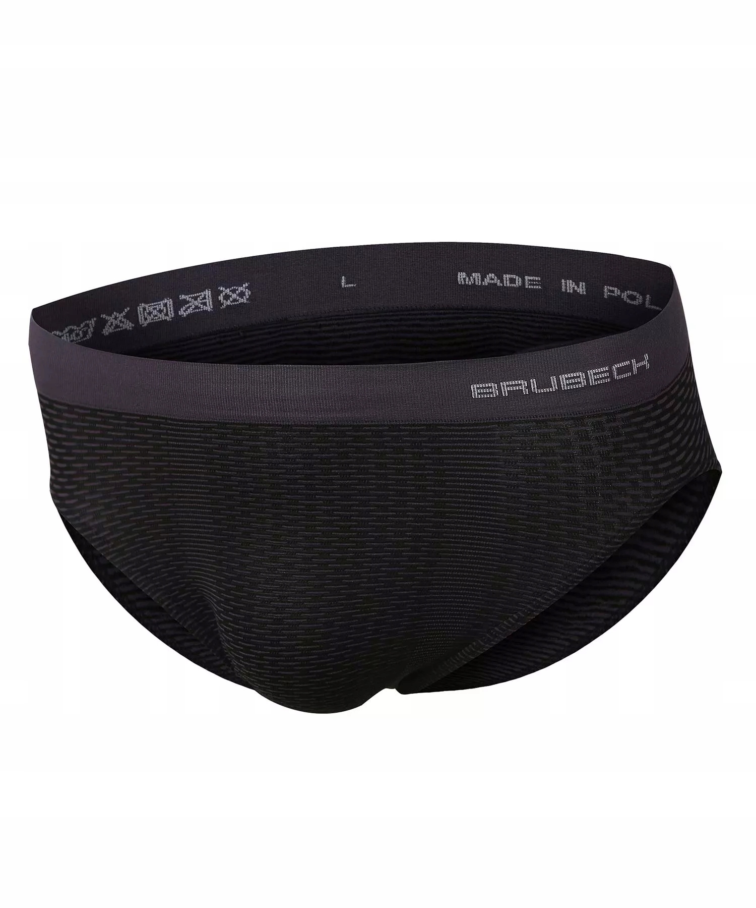 Slipy Męskie BRUBECK BASE LAYER Grafit rozm. S