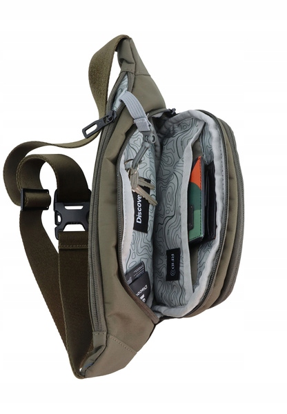 Torba biodrowa -nerka Discovery DOWNTOWN 920 khaki Rodzaj biodrowa