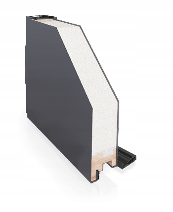 Drzwi zewnętrze nowoczesne Wiśniowski NOVA TYTAN Strona lewe prawe