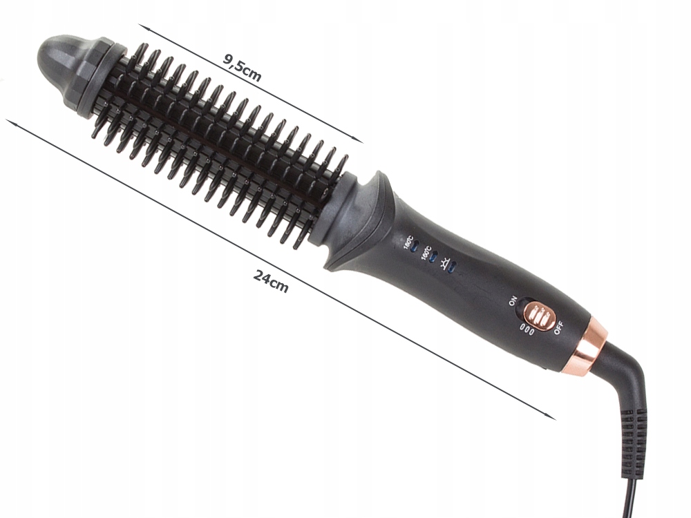 LOKÓWKA DO STYLIZACJI SZCZOTKA DO WŁOSÓW LOKI Powłoka ceramiczna