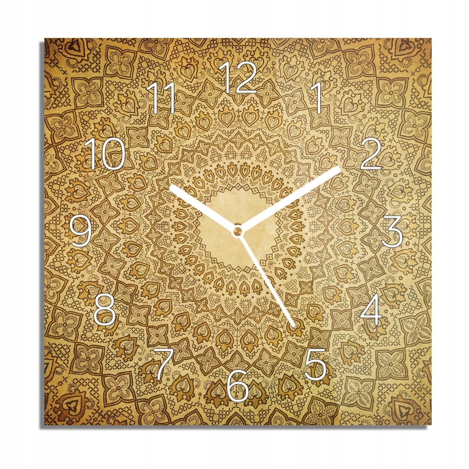 

Mozaika orient foto-zegar do biura 30x30 cichy