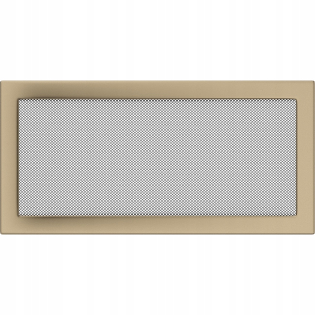 Větrací krbová mřížka 22x45 cm Zlato Galw.